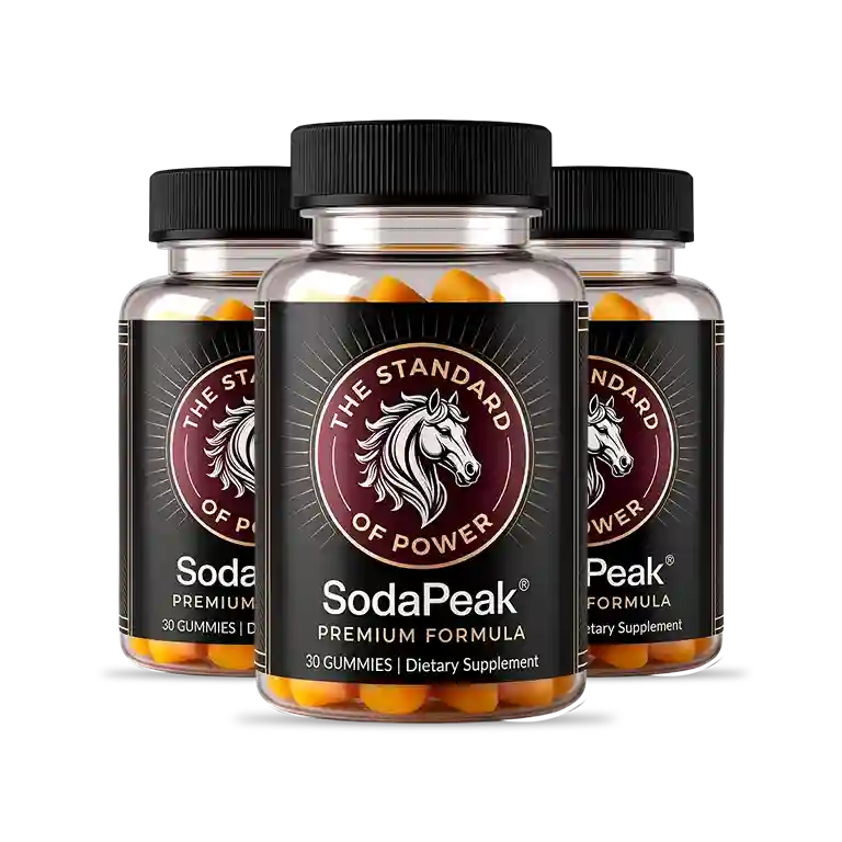 SodaPeak 6-bottle male performance gummies best value kit